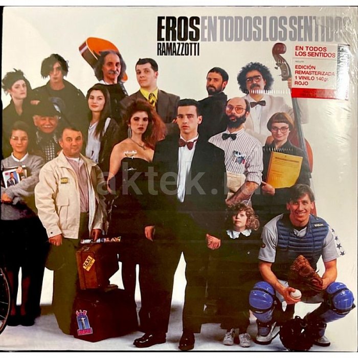 Виниловая пластинка EROS RAMAZZOTTI - EN TODOS LOS SENTIDOS 180 GRAM COLORED VINYL 12"