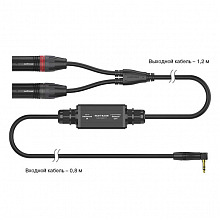 ROXTONE RA3DT-MJ2XM аудиокабель XLR–Jack 3,5, 2 м 3 ROXTONE RA3DT-MJ2XM аудиокабель XLR–Jack 3,5, 2 м 3