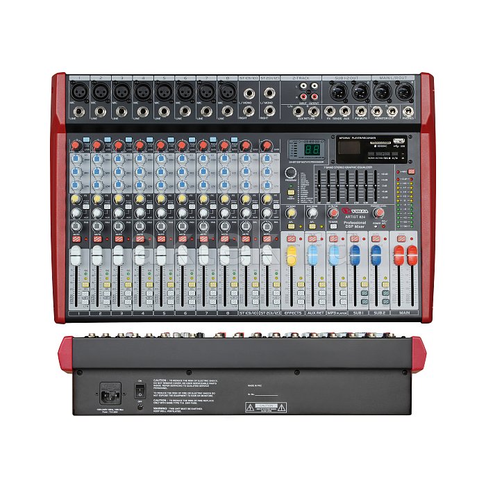 VOLTA ARTIST 824 аналоговый микшерный пульт, USB