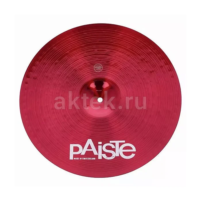Paiste 16" 900 Color Sound красная крэш-тарелка 5