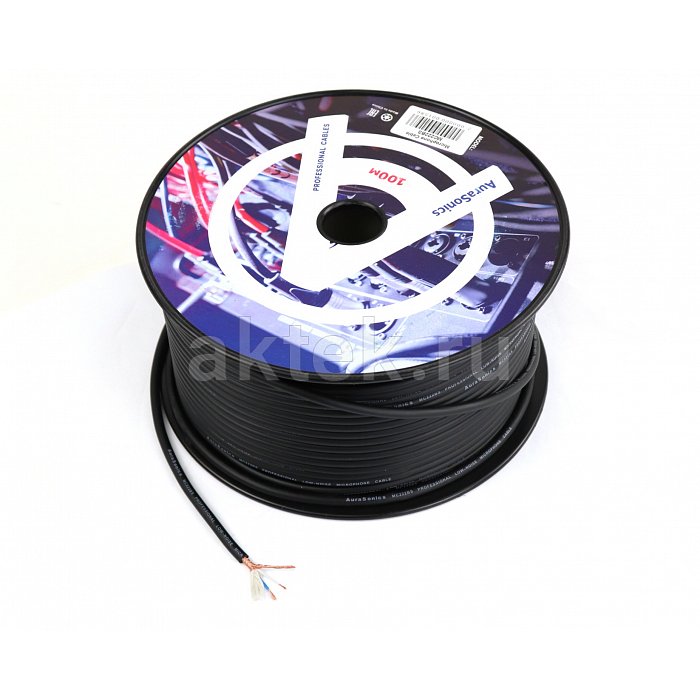 AuraSonics MC222BS микрофонный кабель Ø6 мм, 0,31 мм², 22 AWG