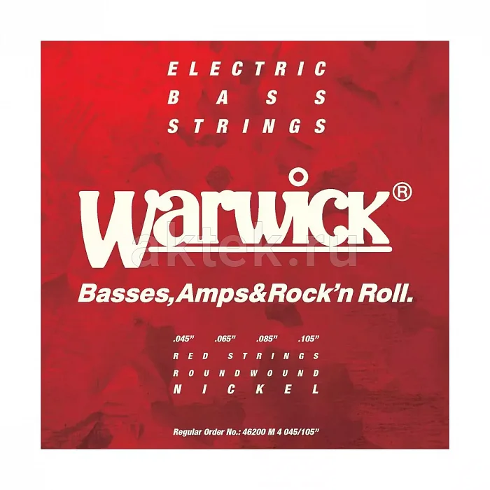 Warwick 46200M4 струны для бас-гитары, 45-105