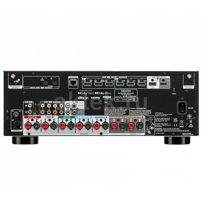 AV-усилитель DENON AVR-X2800H Black 2