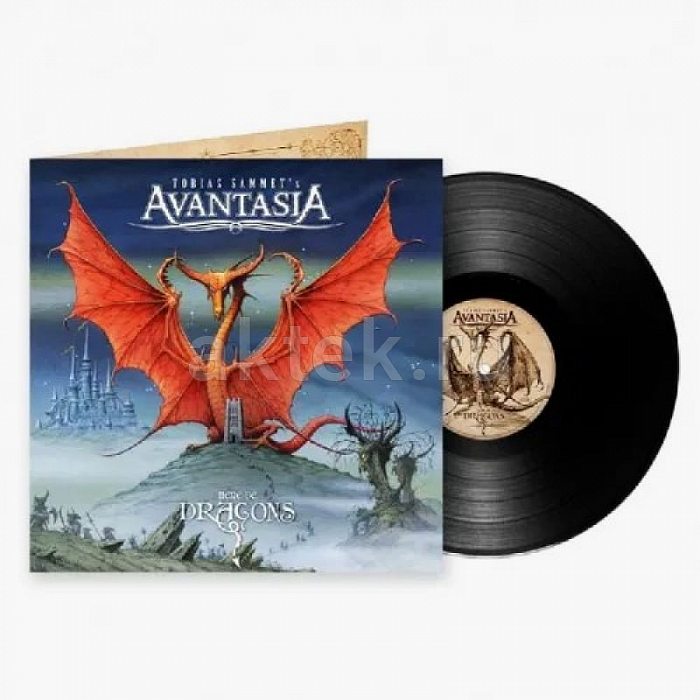 Виниловая пластинка AVANTASIA - HERE BE DRAGONS 180 GRAM BLACK VINYL 12" 3