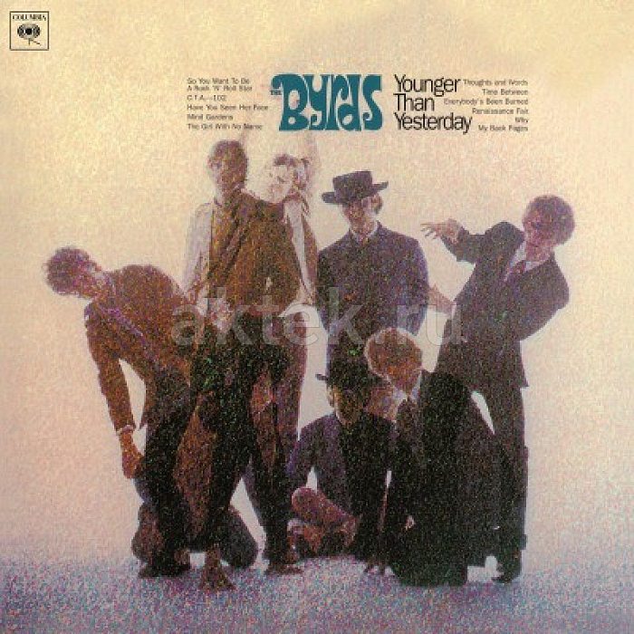Виниловая пластинка THE BYRDS - YOUNGER THAN YESTERDAY 180 GRAM BLACK VINYL 12"