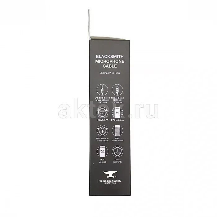 BlackSmith Microphone Cable Vocalist Series 19.7ft кабель XLR–Jack 3