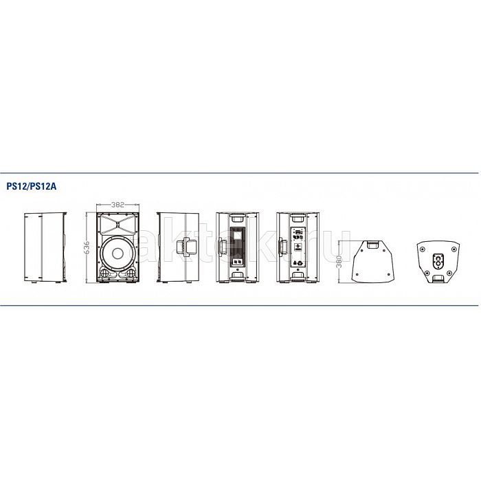 FDB Audio PS12A активная двухполосная акустика, 12″, 400 Вт 2