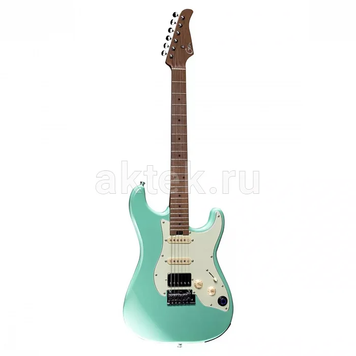 Mooer GTRS S801 электрогитара, зеленый, HSS, корпус из липы