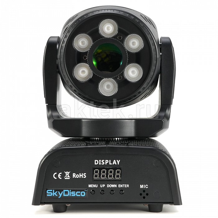 Вращающаяся голова SkyDisco Gobo RGBW 15