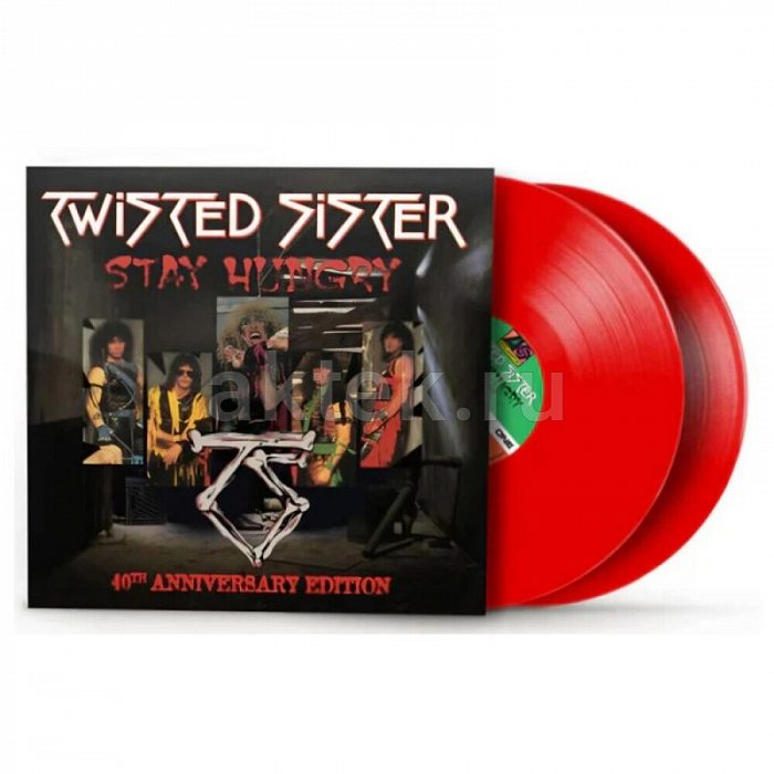 Виниловая пластинка TWISTED SISTER - STAY HUNGRY • 40TH ANNIVERSARY EDITION BLACK VINYL 12"