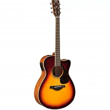 Yamaha FSX820C BS электроакустическая гитара, верхняя дека из массива ели