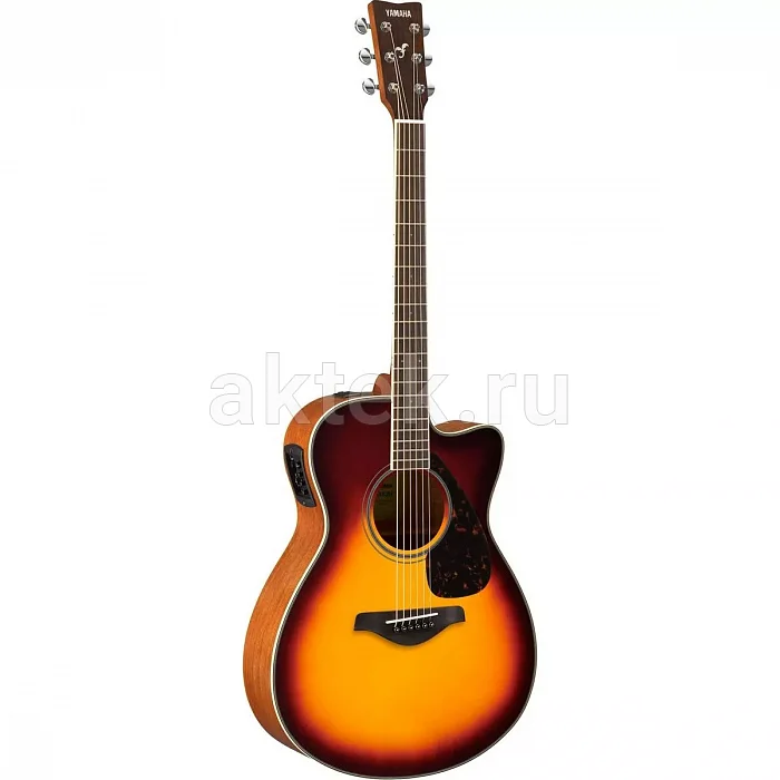 Yamaha FSX820C BS электроакустическая гитара, верхняя дека из массива ели