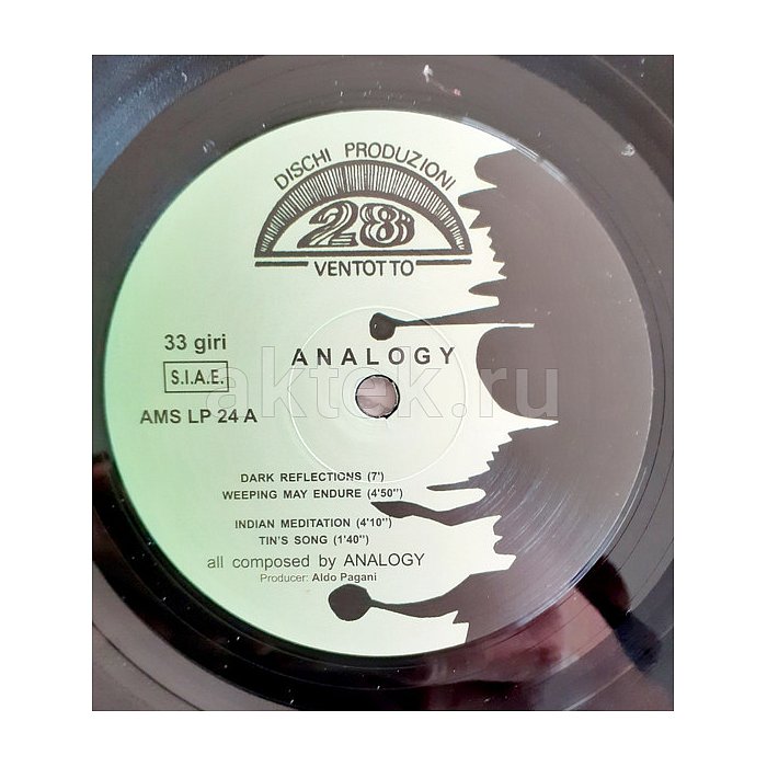 Виниловая пластинка ANALOGY - ANALOGY 180 GRAM BLACK VINYL 12" 3
