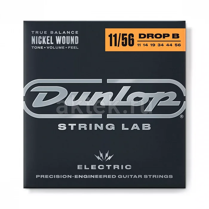 Dunlop DEN1156DB Electric Guitar комплект струн электрогитары, строй Drop B