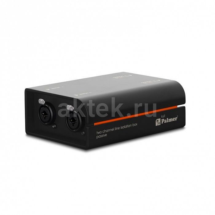 Palmer RIVER kyll пассивный двухканальный изолятор XLR 10Гц–50кГц