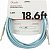 Кабель инструментальный FENDER 18.6` OR INST CABLE DBL