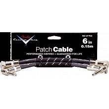 Комплект кабелей FENDER 6` CABLE BLK 2 PACK