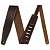 Ремень для гитары FENDER BROKEN-IN LEATHER STRAP BROWN 2.5.