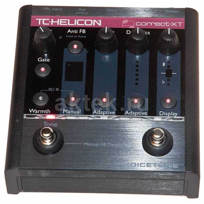 Вокальная педаль эффектов TC HELICON VoiceTone Correct XT 5