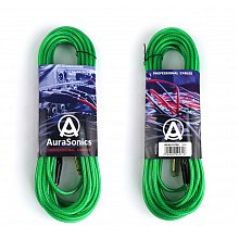 AuraSonics J63J63-10TGR гитарный кабель Jack TS 6,3 мм - Jack TS 6,3 мм