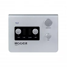 Mooer STEEP II USB-C-аудиоинтерфейс 24/192, 2 Combo-входа, MIDI, 48 В