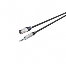 ROXTONE NMXJ230/1 аудиокабель XLR–Jack 6,3, 1 м, 2×0,30 мм² 2