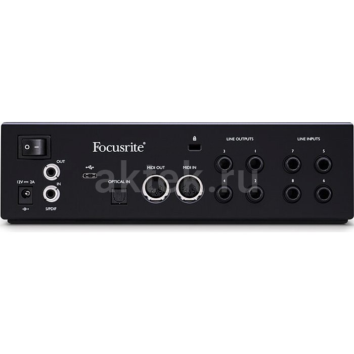 Интерфейс FOCUSRITE Clarett+ 4Pre 2