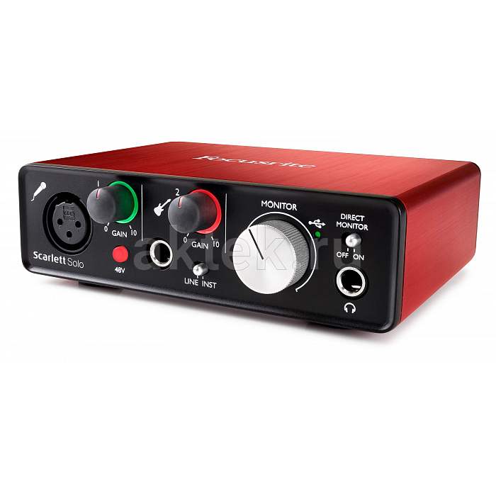 Аудиоинтерфейс FOCUSRITE Scarlett Solo 2nd Gen 3