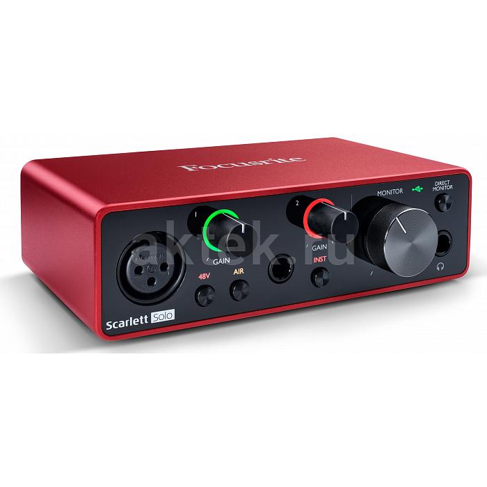 Аудио интерфейс FOCUSRITE Scarlett Solo 3rd Gen 2