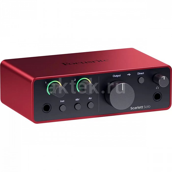 Аудиоинтерфейс USB FOCUSRITE Scarlett Solo 4th Gen