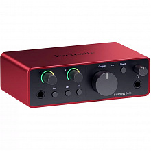 Аудиоинтерфейс USB FOCUSRITE Scarlett Solo 4th Gen 