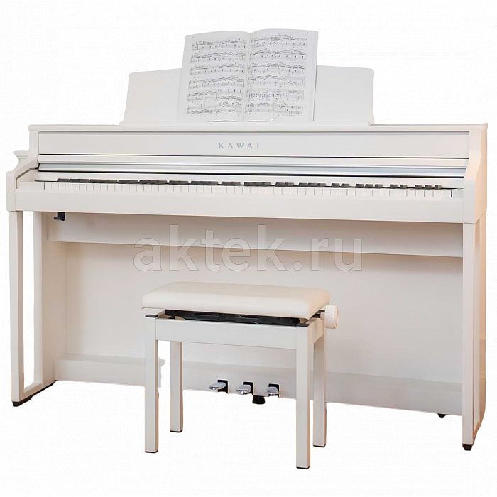 Kawai CA501 W цифровое пианино, 88 клавиш, молоточковая механика 3