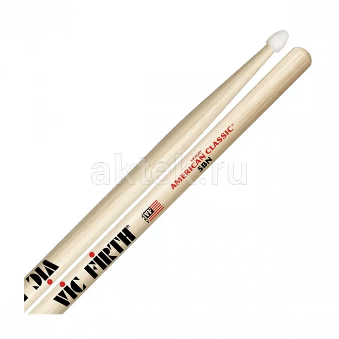 Vic Firth 5BN барабанные палочки, орех 2