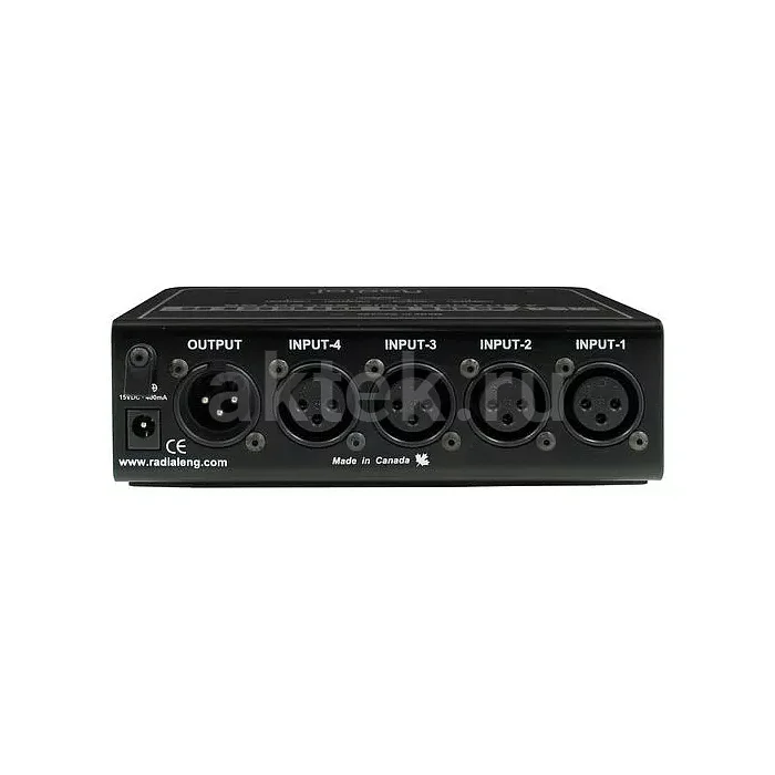 Radial Gold Digger MS4 микрофонный селектор, 4 входа, 1 выход 4
