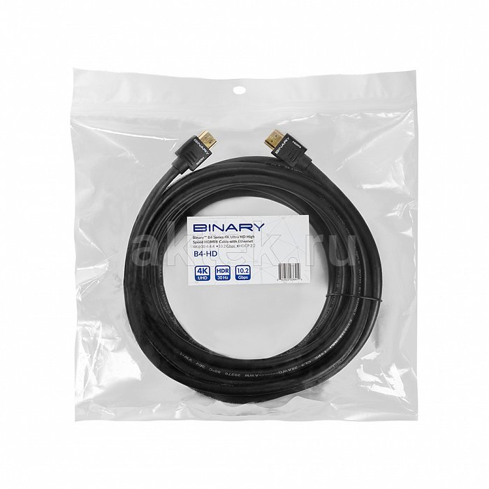 Binary Cables HDMI B4 4K Ultra HD High Speed (1.5 м) HDMI-кабель 2