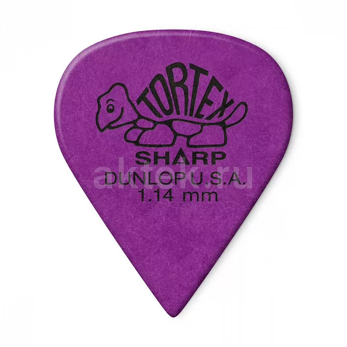 Dunlop 412P114 Tortex Sharp 12Pack медиаторы, 1,14 мм, 12 шт