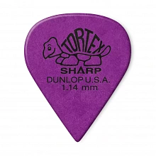 Dunlop 412P114 Tortex Sharp 12Pack медиаторы, 1,14 мм, 12 шт