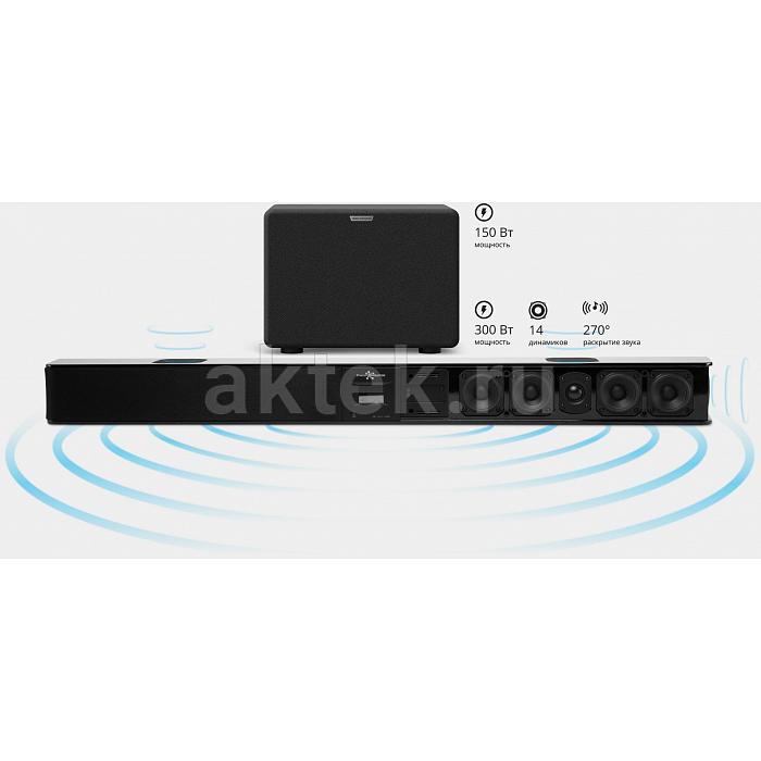 Комплект караоке с микрофонами и саундбаром EVOBOX Plus с годовым обновлением+ EvoSound Bar 2.1 Black 3