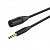 ROXTONE GMXJ260/1 микрофонный кабель XLR–Jack 6,3 мм, 1 м