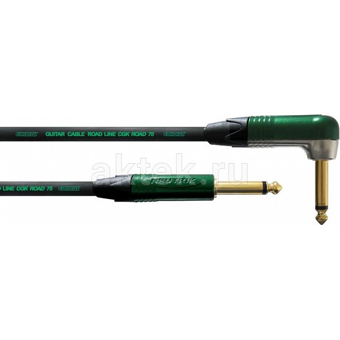 Cordial CRI 9 PR гитарный кабель угловой Jack TS(m) 6,3 ммJack