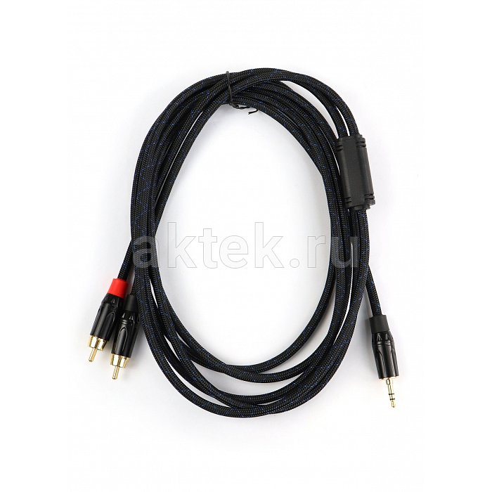 AuraSonics J35Y2RCA-3 аудио Y-кабель jack 3,5 -> 2 x RCA, 3 м 3