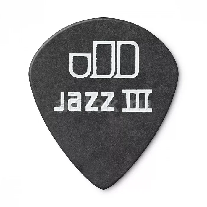Dunlop 482P073 Tortex Pitch Black Jazz медиаторы, 0,73 мм 3