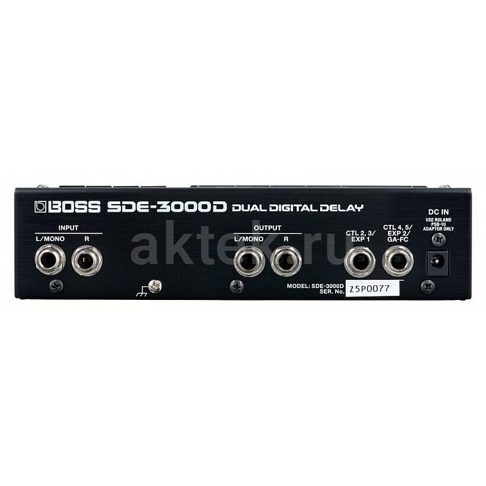Гитарная педаль дилея Boss SDE-3000 Dual Delay 11