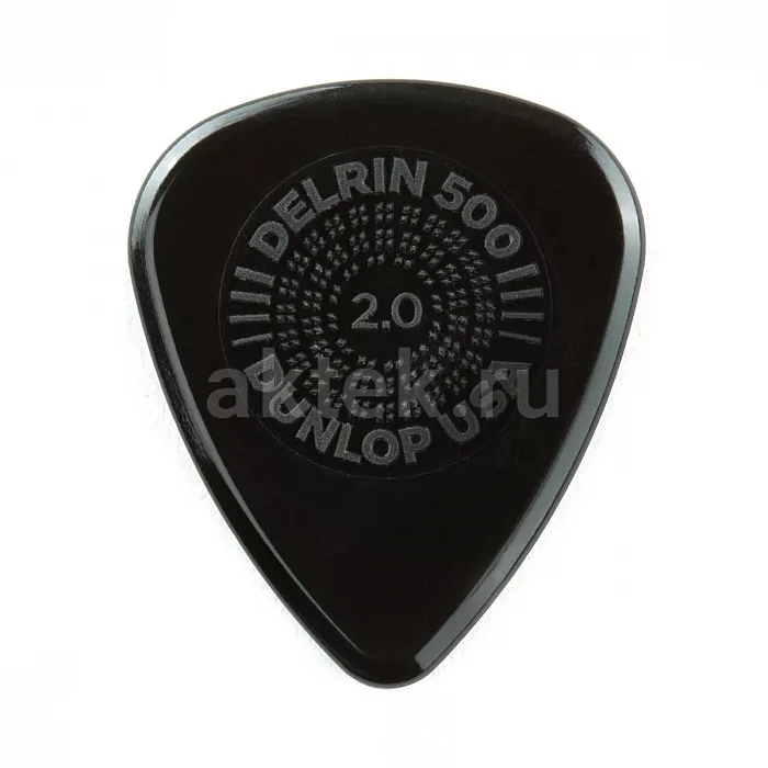 Dunlop 450P200 Delrin 500 Primegrip 12Pack медиаторы, 2 мм