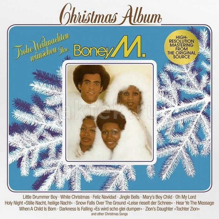 Виниловая пластинка BONEY M - CHRISTMAS ALBUM 180 GRAM BLACK VINYL 12"