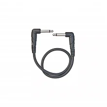 D’Addario PW-CGTPRA-01 угловой патч-кабель Jack, 30 см, низкая ёмкость