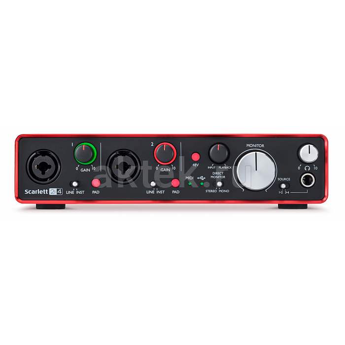 Аудиоинтерфейс FOCUSRITE Scarlett 2i4 2nd Gen 2