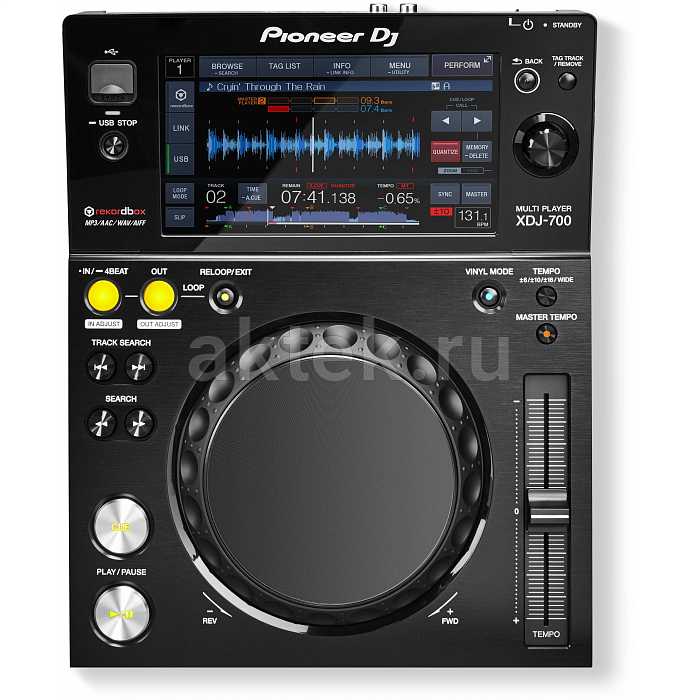 Компактный проигрыватель PIONEER XDJ-700 3