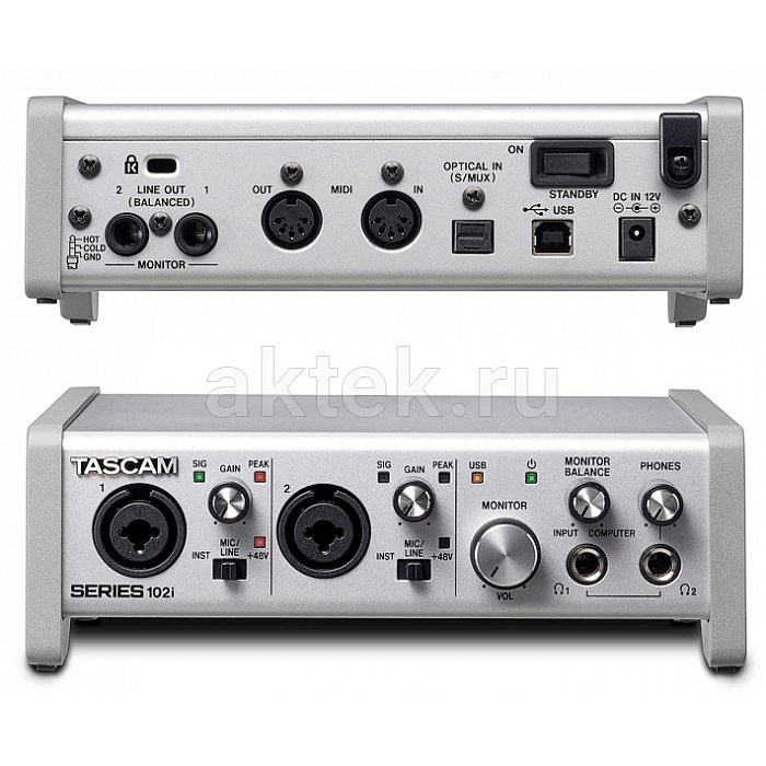 Tascam SERIES 102i USB аудио/MIDI интерфейс (10 входов