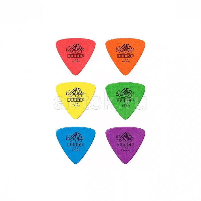 Dunlop 4310 Tortex Triangle Display набор медиаторов, 36 шт 2